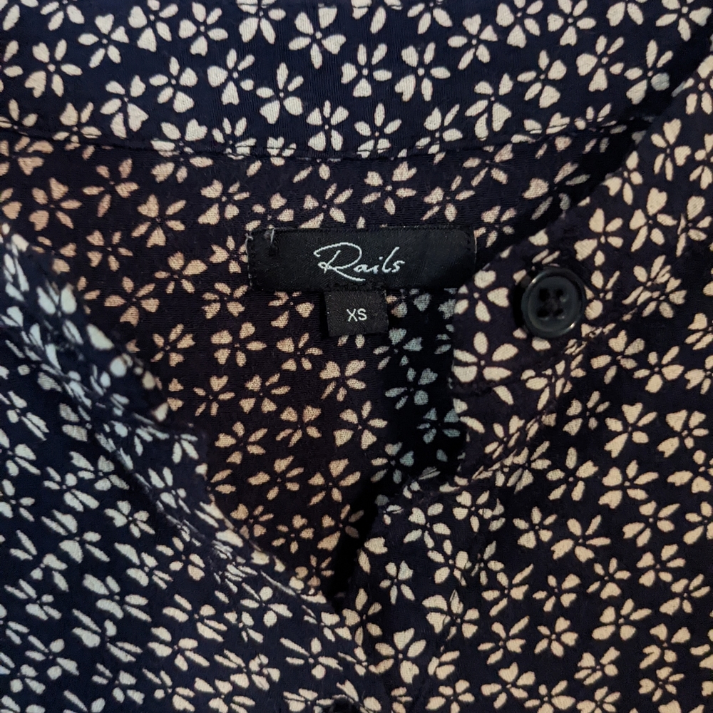 Rails Daisy Print Romper, Size Xs - image 3